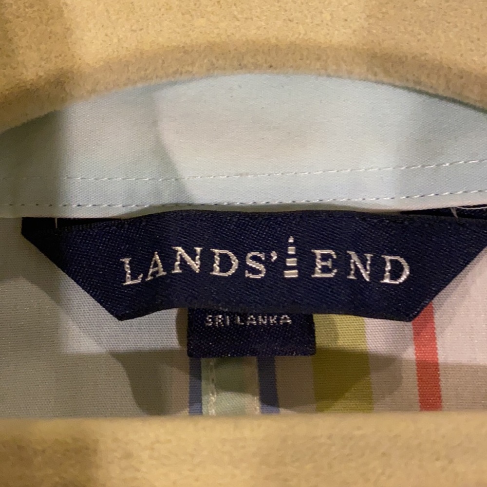 Land’s End Vertical Stripe Button Down Tunic - image 7